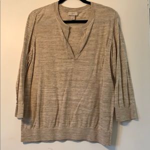 Lightweight sweater tan colored